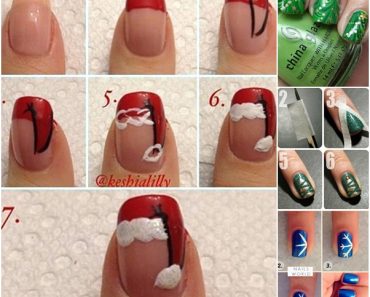 20+ Cutest Christmas Nail Art DIY Ideas