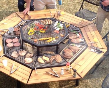 3-In-1 Fire Pit Grill And Table