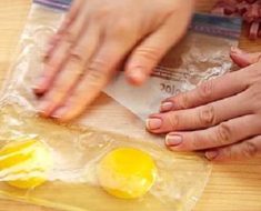 DIY Omelette in a Plastic Bag