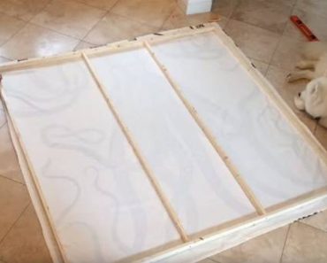 DIY Shower Curtain Wall Art