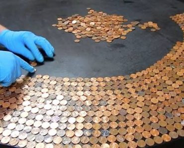 DIY Amazing Penny Table Top