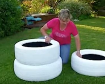 DIY Tire Planters