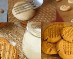 Peanut butter cookies (2 ingredients)