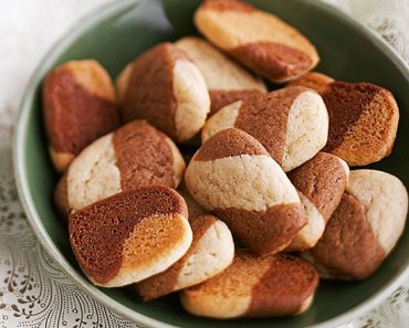 Striped Ginger Cookies