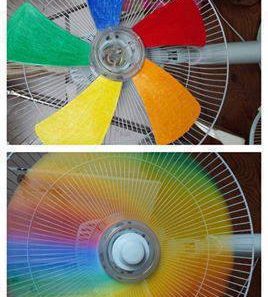 How To Paint Fan Blades For Rainbow Effect