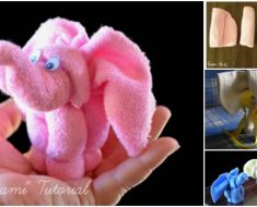 DIY Towel Elephant