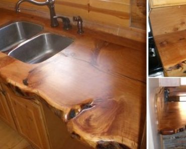 Rustic Countertop For Cabins