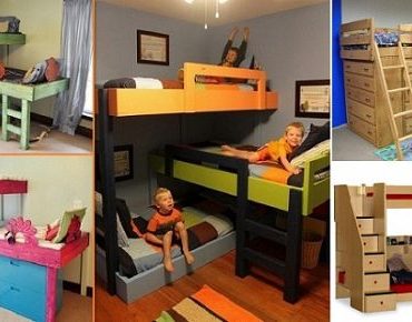 Triple Bunk Bed Design Ideas