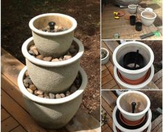 DIY Plant Pot Water Fountain
