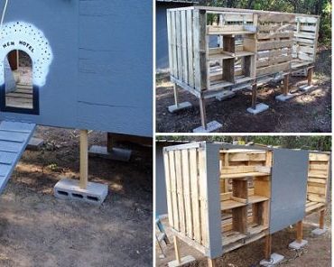 DIY Chicken Coop Made From Pallets