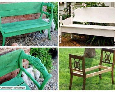 Garden Bench From Dining Chairs