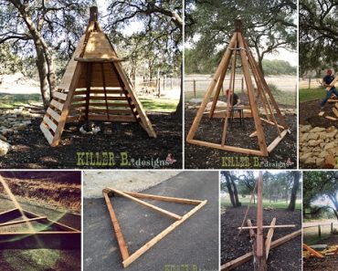 DIY Cedar Play Teepee