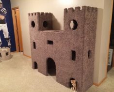 DIY Plywood Cat Castle
