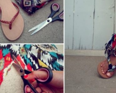 DIY Gladiator Wrap Sandals