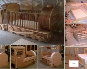 Dad Builds Amazing Train Bed For His Son