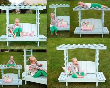 DIY Arbor Bench For The Kiddos