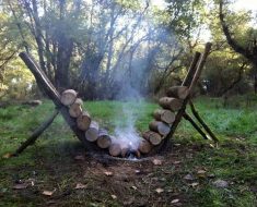 DIY Self-Feeding Fire That Can Burn For Over 14 Hours