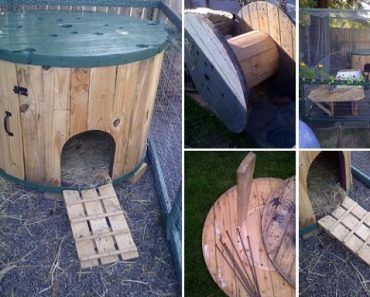 DIY Cable Spool Duck House