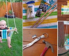 DIY Hammock-Type Baby Swing