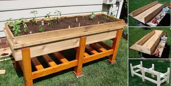 DIY Waist High Planter Box